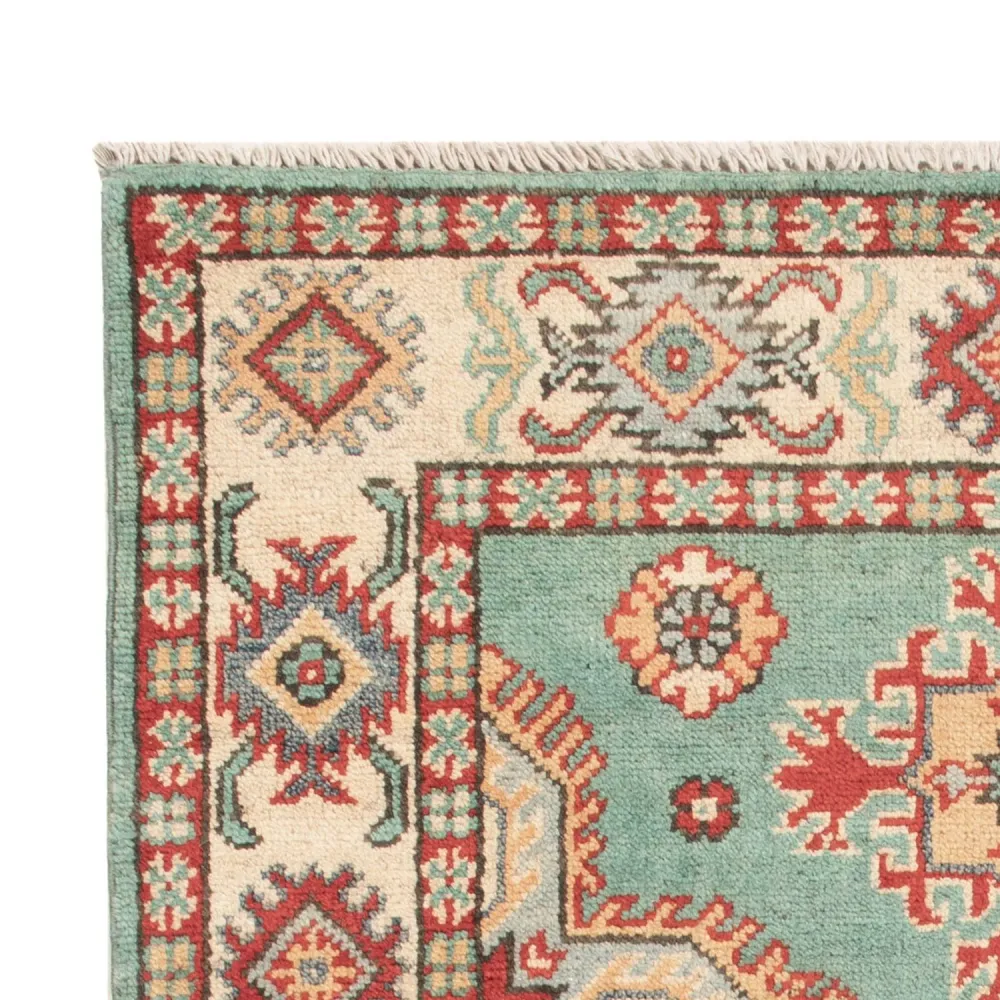 Tapete Ziegler - Kazak - 127 x 77 cm - turquesa