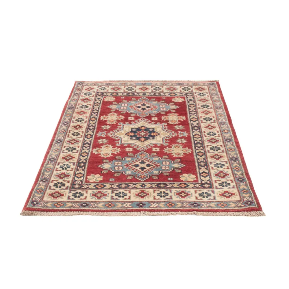 Tapete Ziegler - Kazak - 134 x 90 cm - vermelho