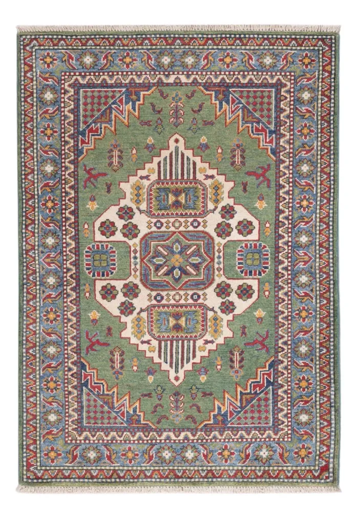 Tapete Ziegler - Kazak - 144 x 101 cm - verde