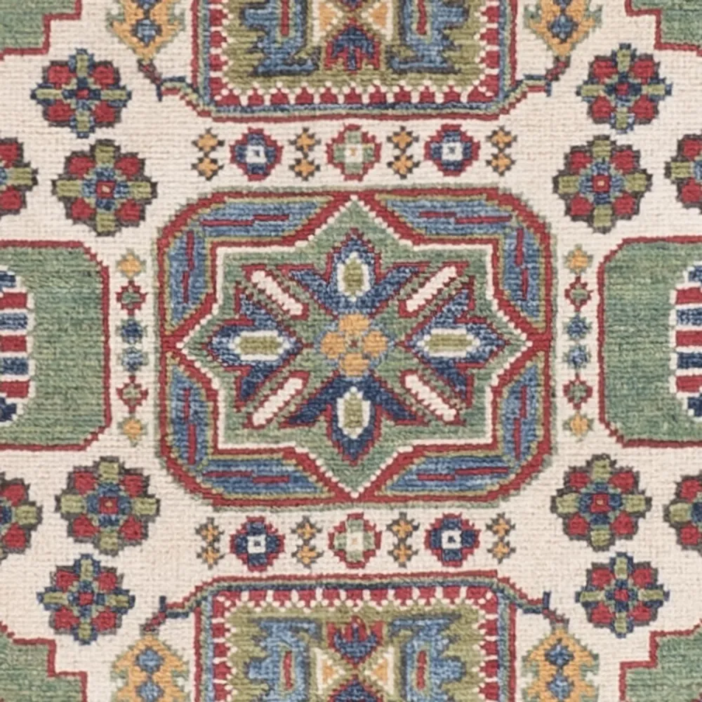Tapete Ziegler - Kazak - 144 x 101 cm - verde