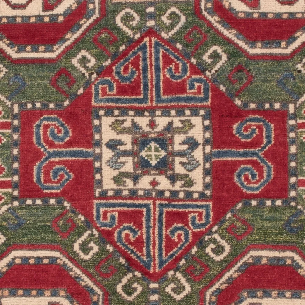 Tapete Ziegler - Kazak - 145 x 100 cm - vermelho