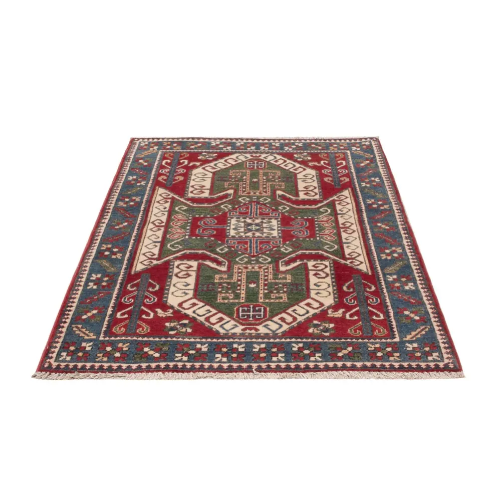 Tapete Ziegler - Kazak - 145 x 100 cm - vermelho