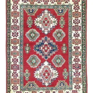 Tapete Ziegler - Kazak - 145 x 102 cm - vermelho