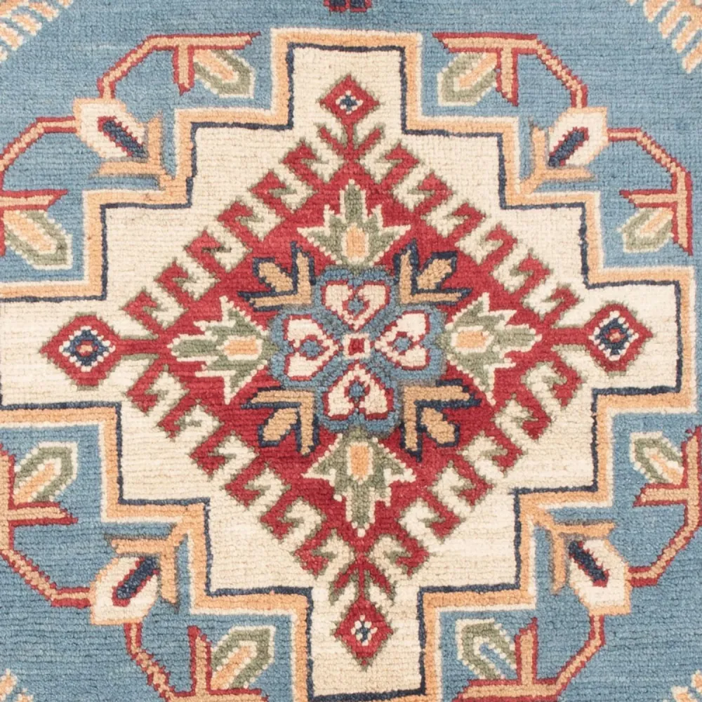 Tapete Ziegler - Kazak - 147 x 100 cm - azul claro