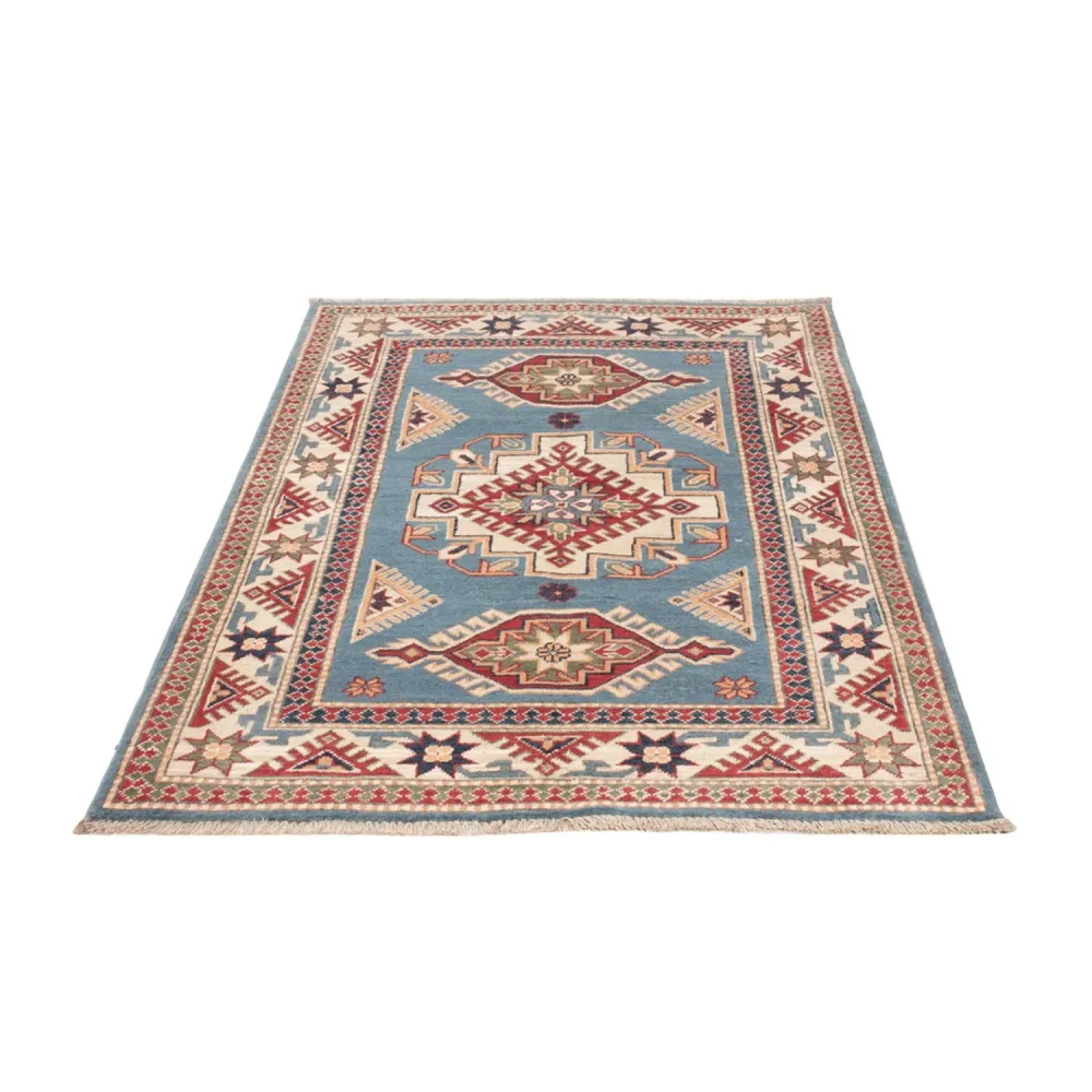 Tapete Ziegler - Kazak - 147 x 100 cm - azul claro