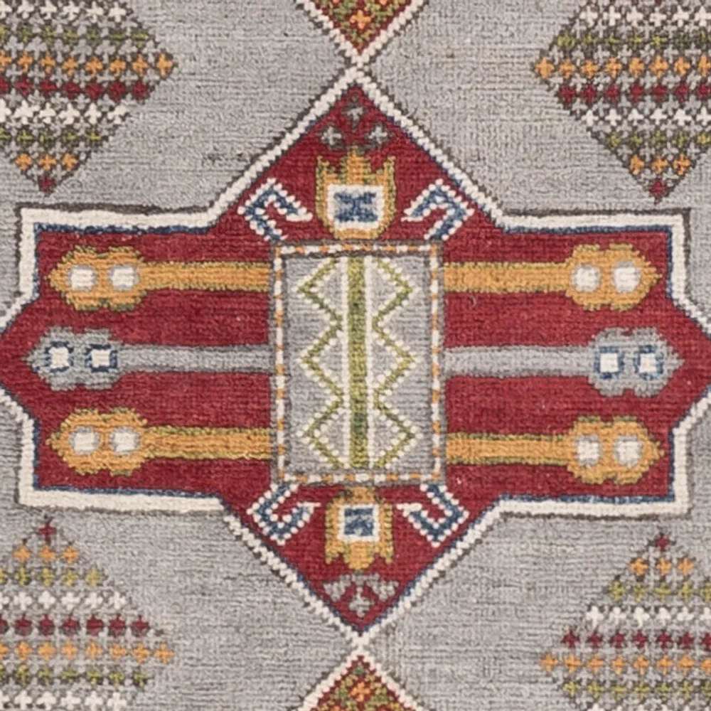 Tapete Ziegler - Kazak - 149 x 101 cm - azul claro