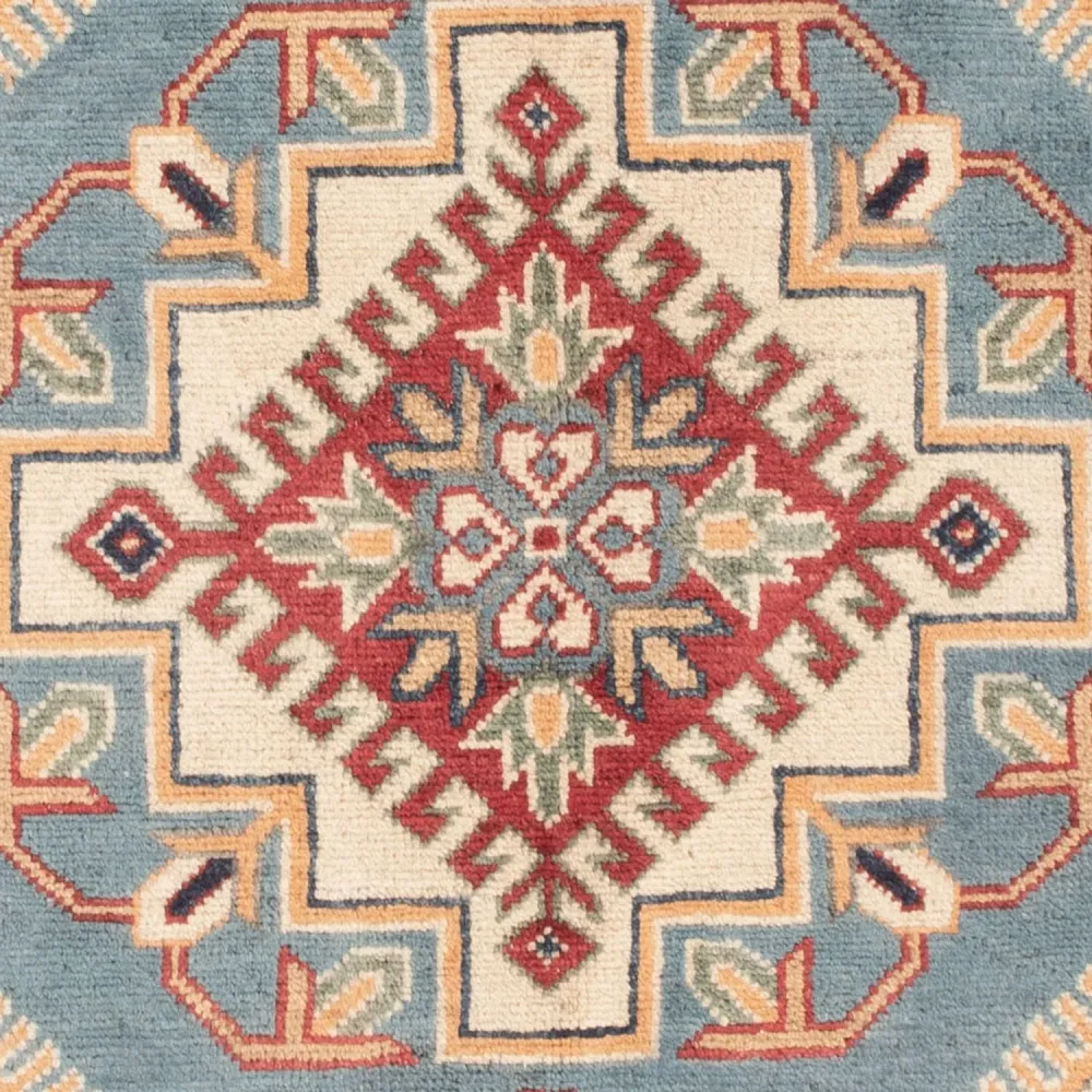 Tapete Ziegler - Kazak - 149 x 97 cm - azul claro