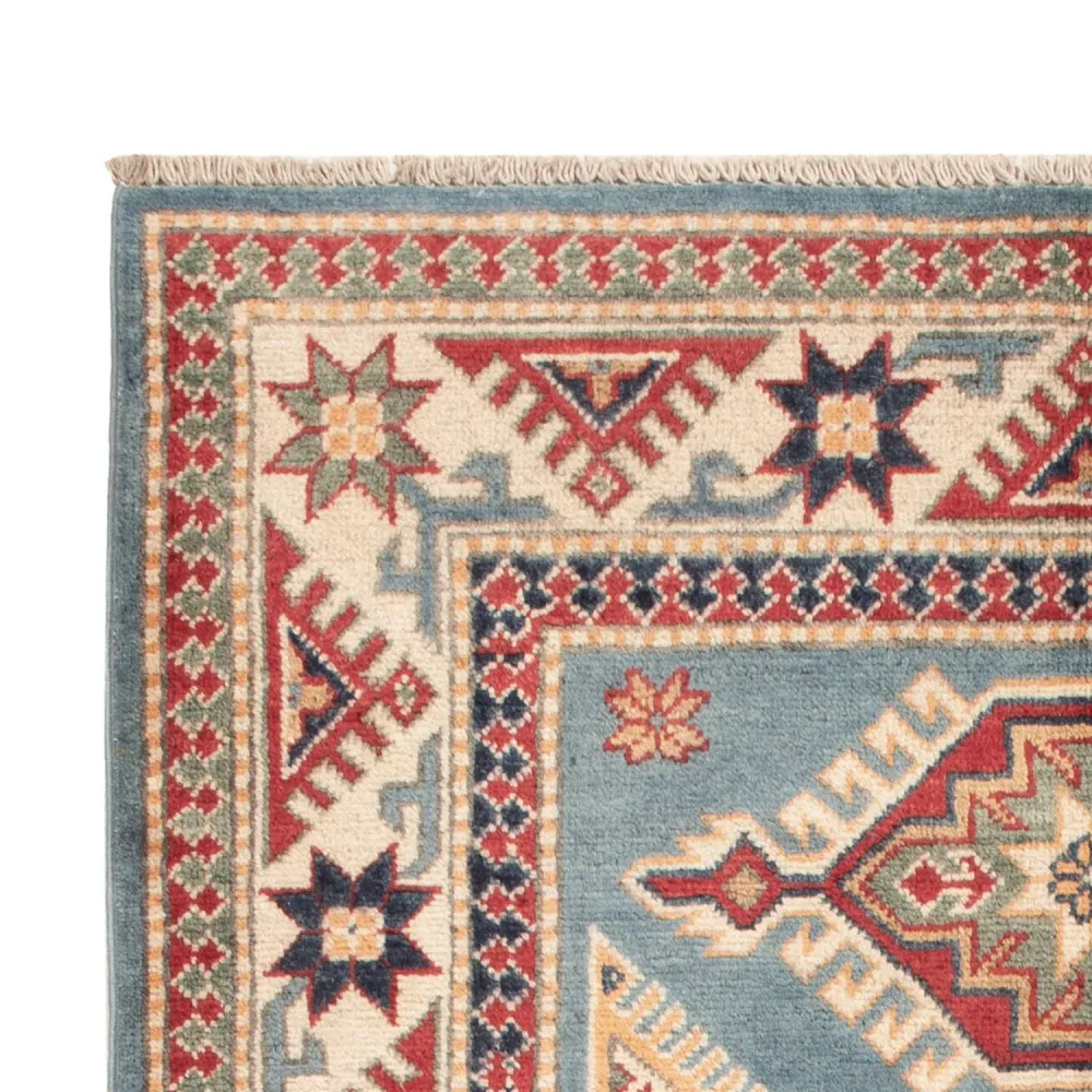 Tapete Ziegler - Kazak - 149 x 97 cm - azul claro