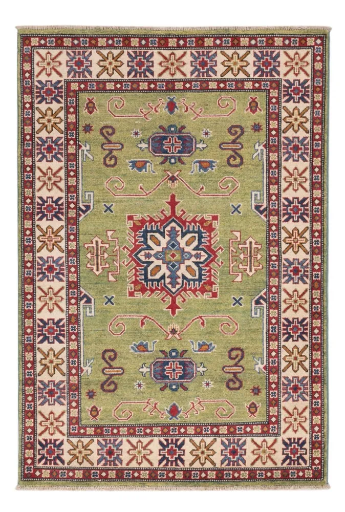 Tapete Ziegler - Kazak - 150 x 101 cm - verde