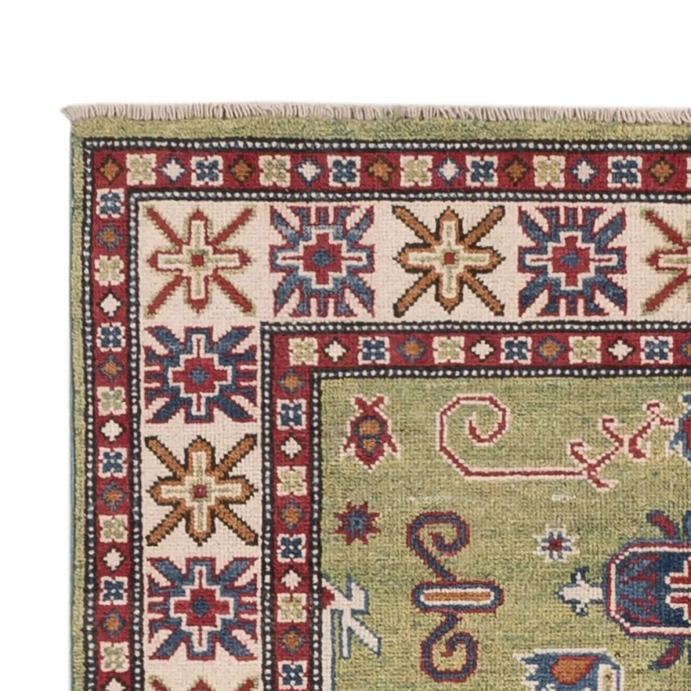 Tapete Ziegler - Kazak - 150 x 101 cm - verde