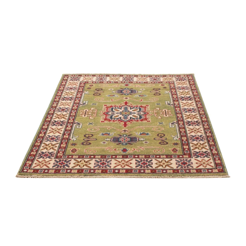 Tapete Ziegler - Kazak - 150 x 101 cm - verde