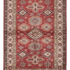 Tapete Ziegler - Kazak - 151 x 100 cm - vermelho