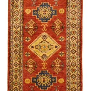 Tapete Ziegler - Kazak - 154 x 94 cm - ferrugem