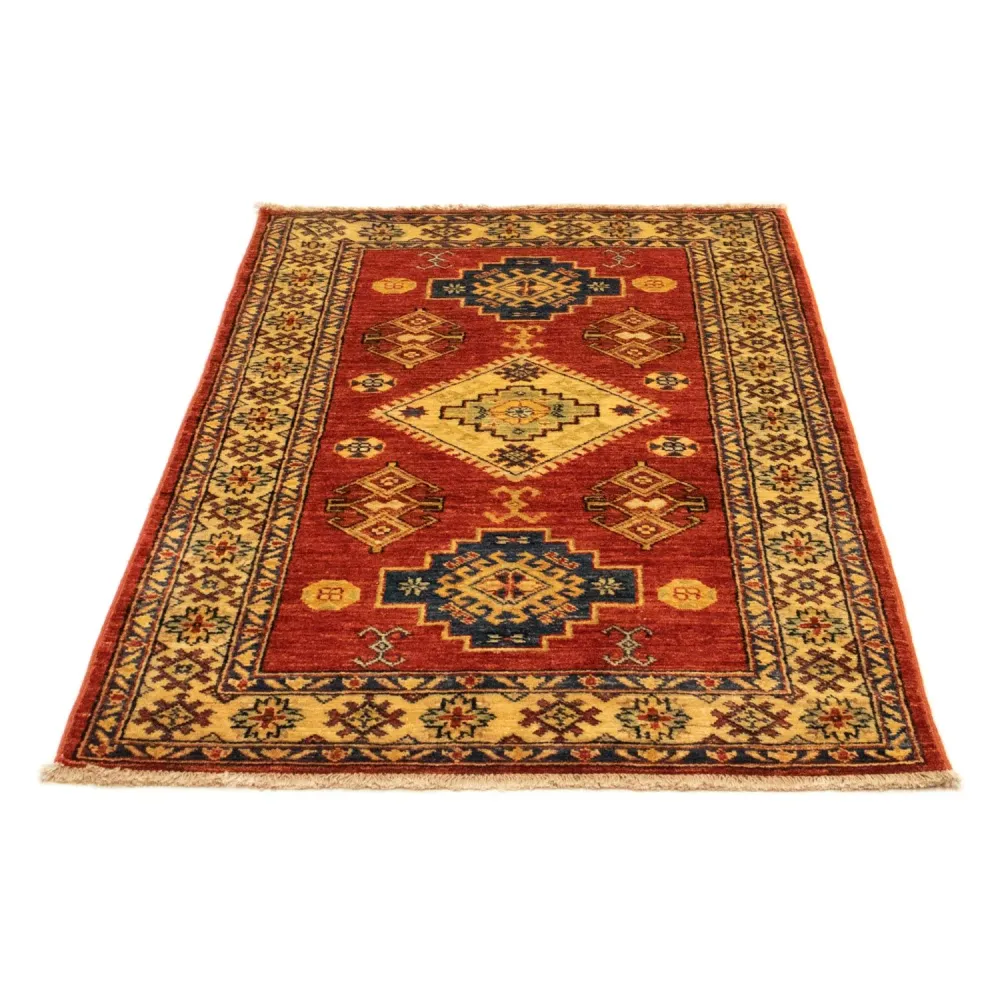 Tapete Ziegler - Kazak - 154 x 94 cm - ferrugem