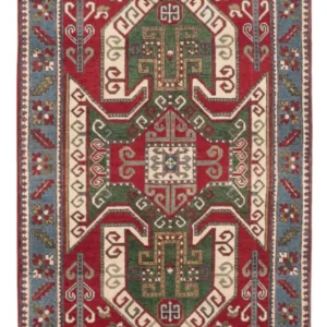 Tapete Ziegler - Kazak - 155 x 102 cm - multicolorido