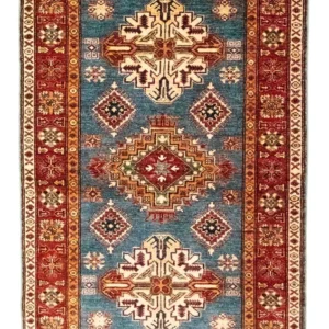 Tapete Ziegler - Kazak - 157 x 102 cm - azul