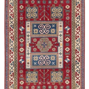 Tapete Ziegler - Kazak - 176 x 119 cm - vermelho