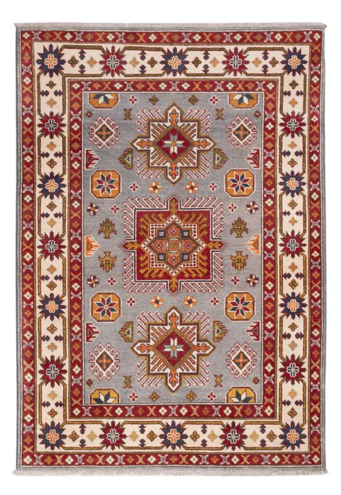 Tapete Ziegler - Kazak - 181 x 123 cm - azul claro