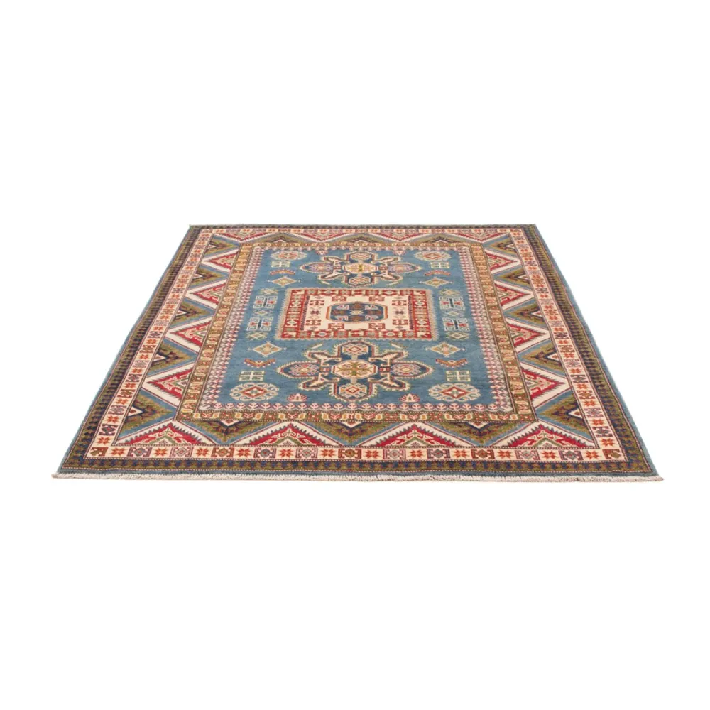 Tapete Ziegler - Kazak - 193 x 148 cm - azul