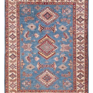Tapete Ziegler - Kazak - 202 x 149 cm - azul