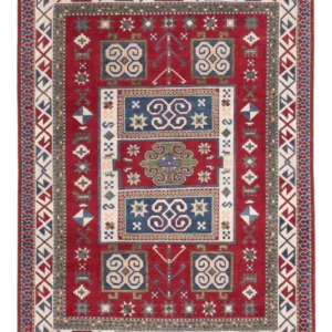 Tapete Ziegler - Kazak - 202 x 150 cm - multicolorido