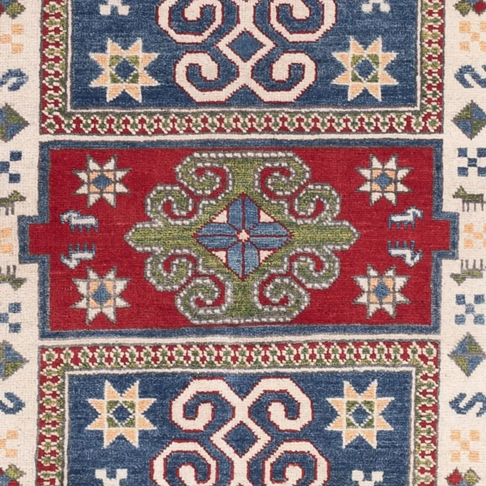 Tapete Ziegler - Kazak - 202 x 150 cm - multicolorido