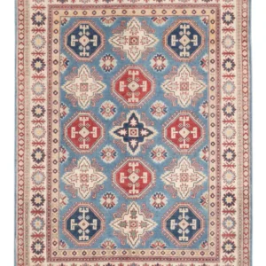 Tapete Ziegler - Kazak - 203 x 148 cm - azul