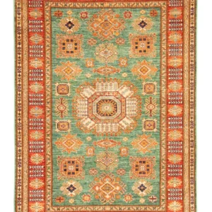 Tapete Ziegler - Kazak - 211 x 150 cm - verde
