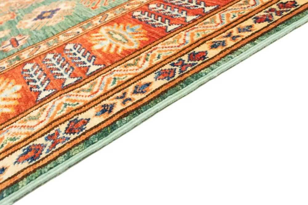 Tapete Ziegler - Kazak - 211 x 150 cm - verde