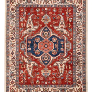 Tapete Ziegler - Kazak - 240 x 191 cm - vermelho