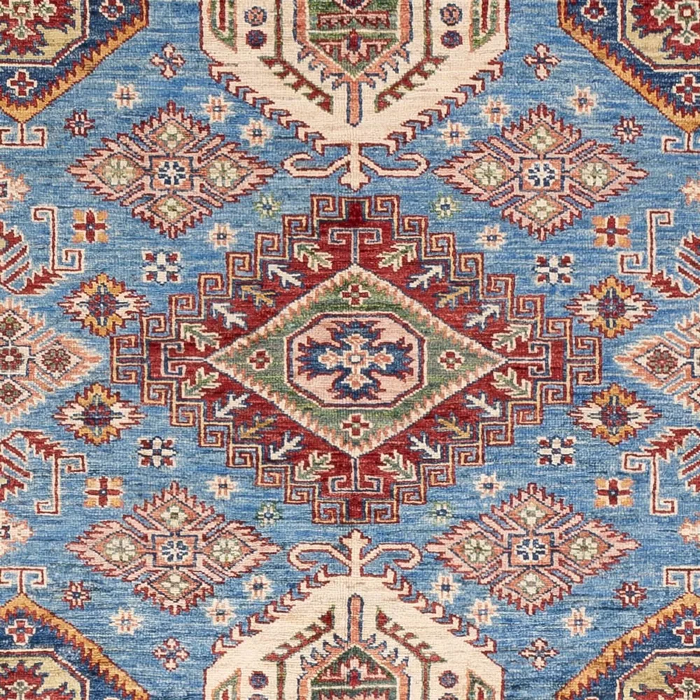 Tapete Ziegler - Kazak - 241 x 173 cm - azul claro