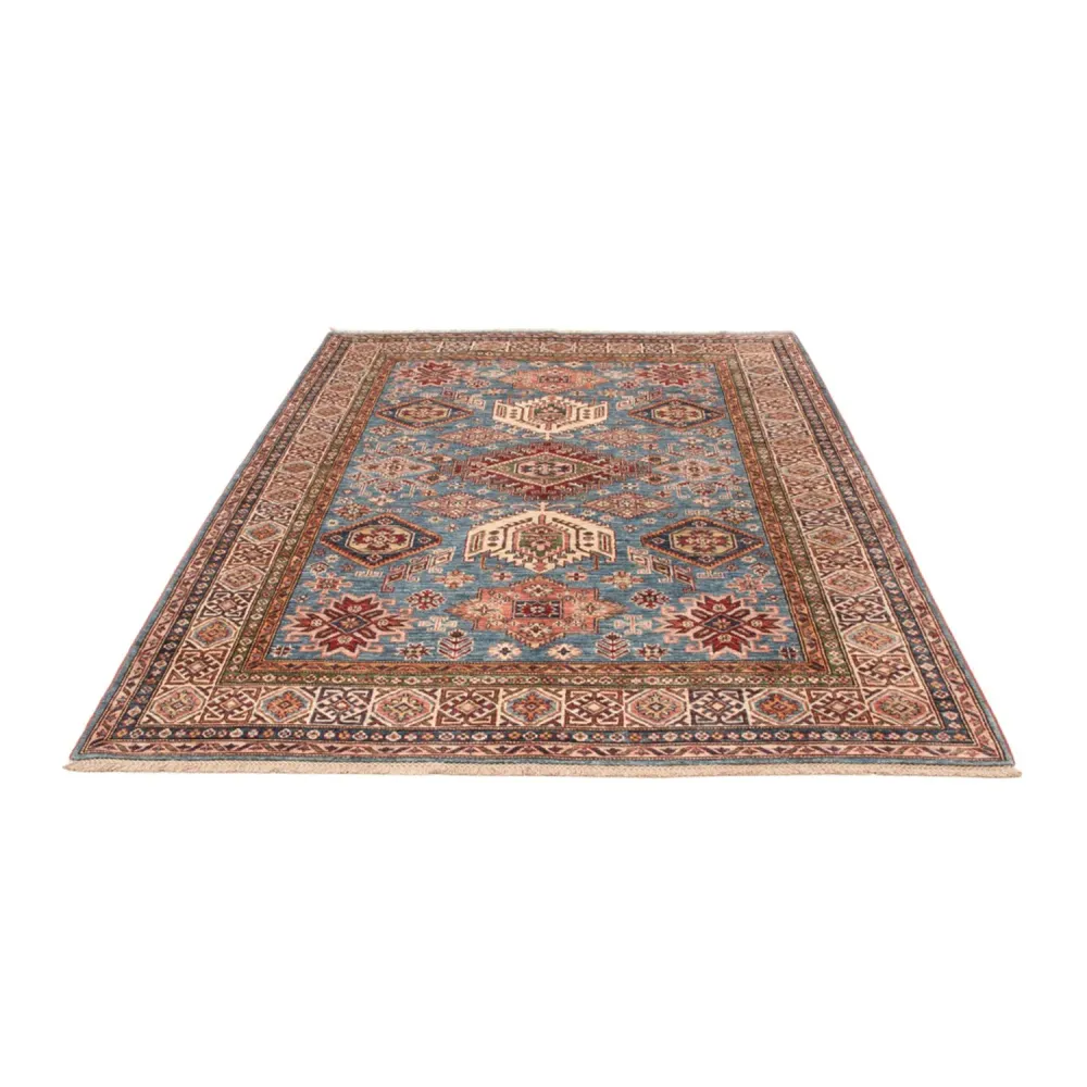 Tapete Ziegler - Kazak - 241 x 173 cm - azul claro