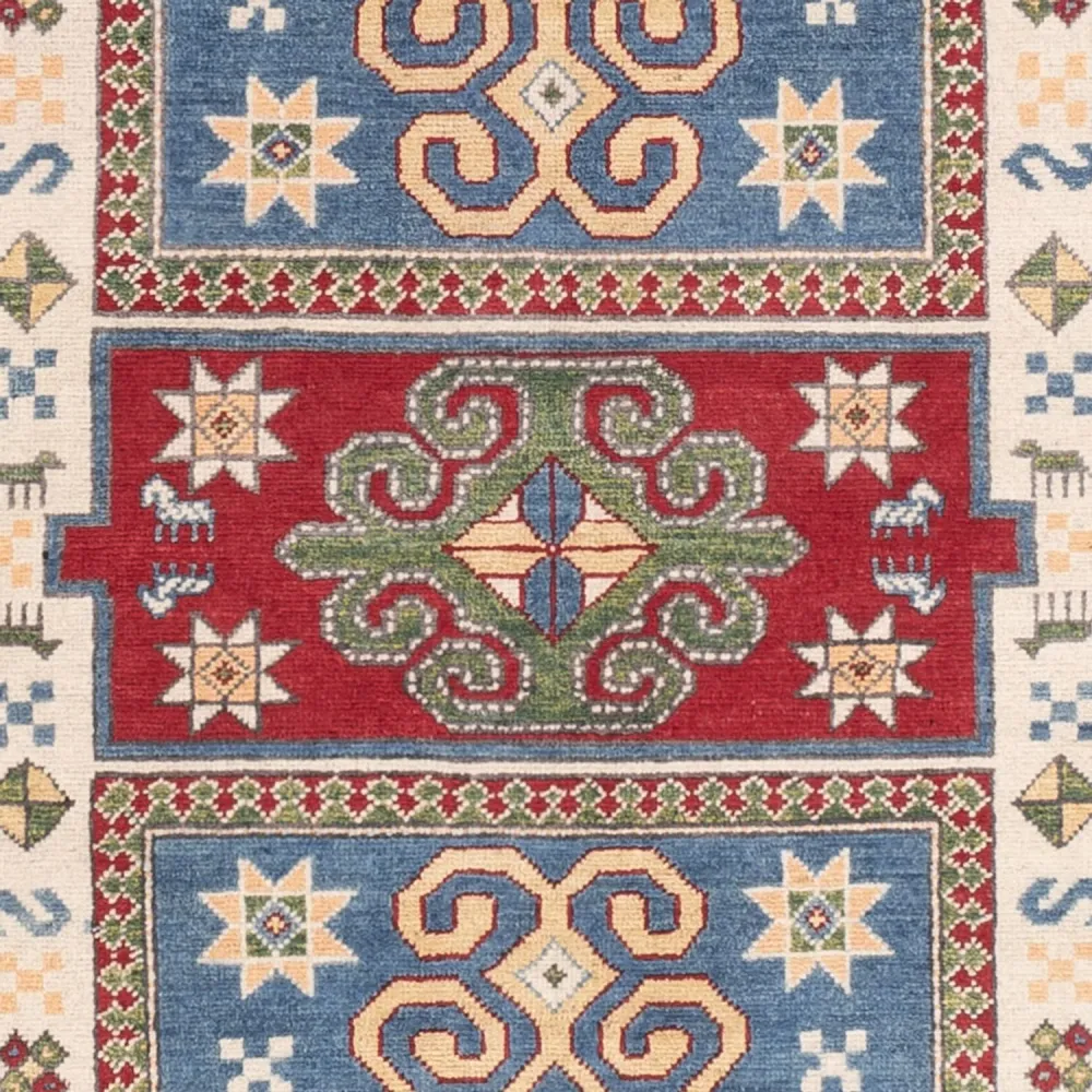 Tapete Ziegler - Kazak - 246 x 162 cm - vermelho