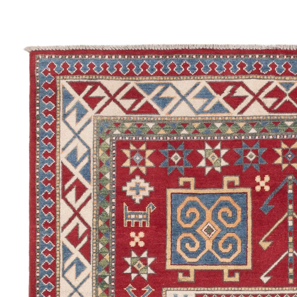 Tapete Ziegler - Kazak - 246 x 162 cm - vermelho