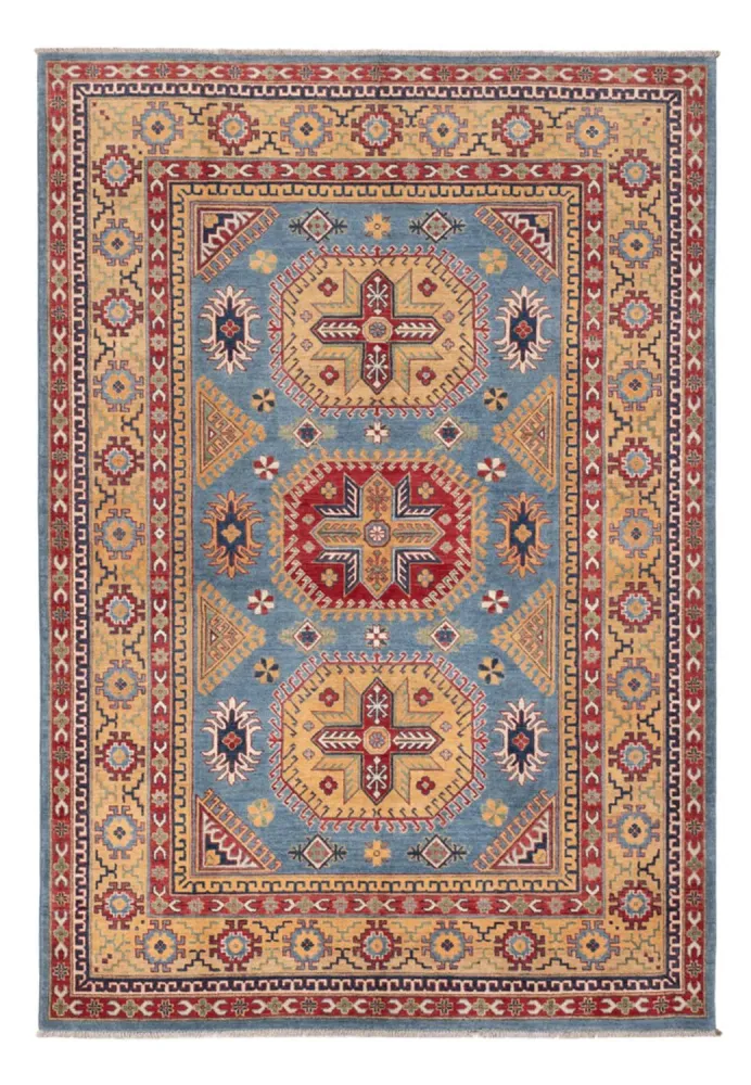 Tapete Ziegler - Kazak - 291 x 202 cm - azul