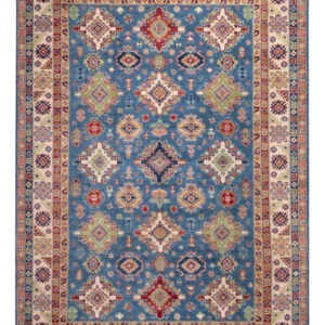 Tapete Ziegler - Kazak - 296 x 198 cm - azul