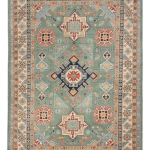 Tapete Ziegler - Kazak - 297 x 211 cm - verde