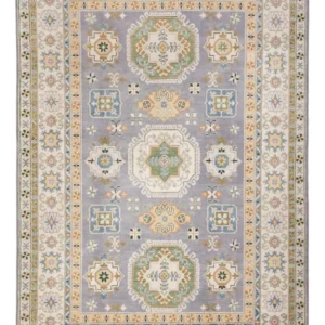 Tapete Ziegler - Kazak - 299 x 203 cm - azul-mar