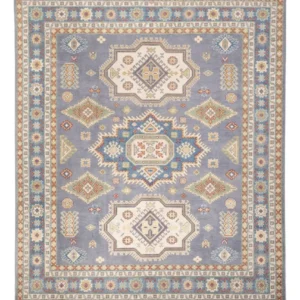 Tapete Ziegler - Kazak - 299 x 244 cm - azul-mar