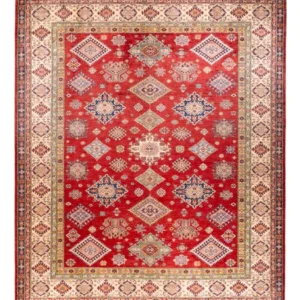 Tapete Ziegler - Kazak - 299 x 252 cm - vermelho