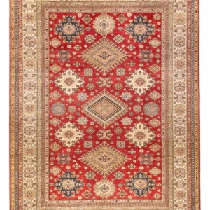 Tapete Ziegler - Kazak - 369 x 270 cm - vermelho