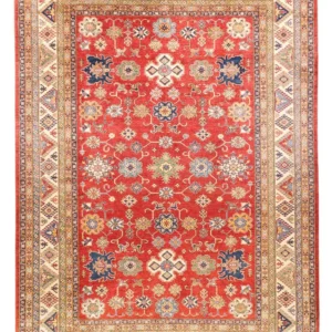 Tapete Ziegler - Kazak - 410 x 291 cm - vermelho