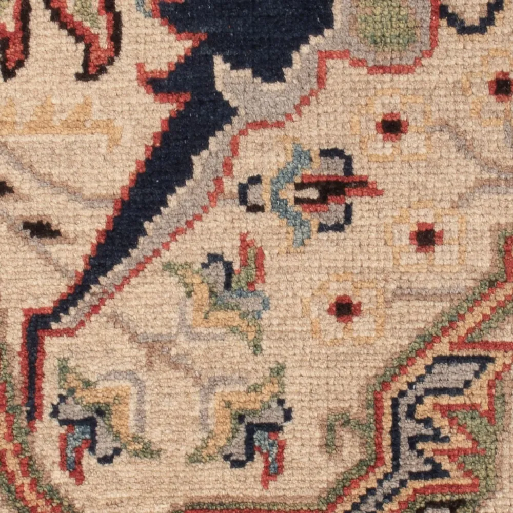 Tapete Ziegler - Kazak - 89 x 60 cm - bege escuro