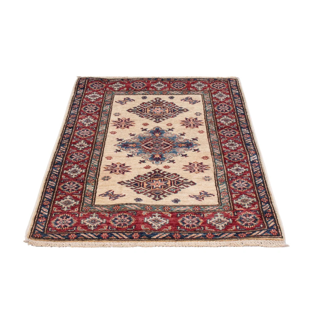 Tapete Ziegler - Kazak - Real - 121 x 80 cm - bege