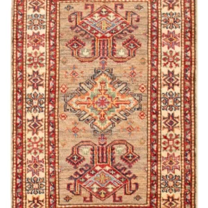 Tapete Ziegler - Kazak - Real - 94 x 58 cm - areia