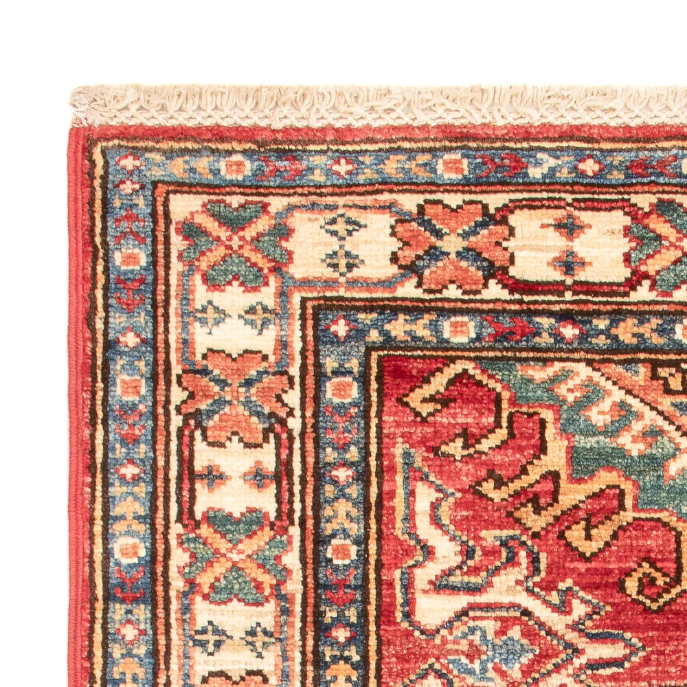 Tapete Ziegler - Kazak - Real - 87 x 58 cm - vermelho