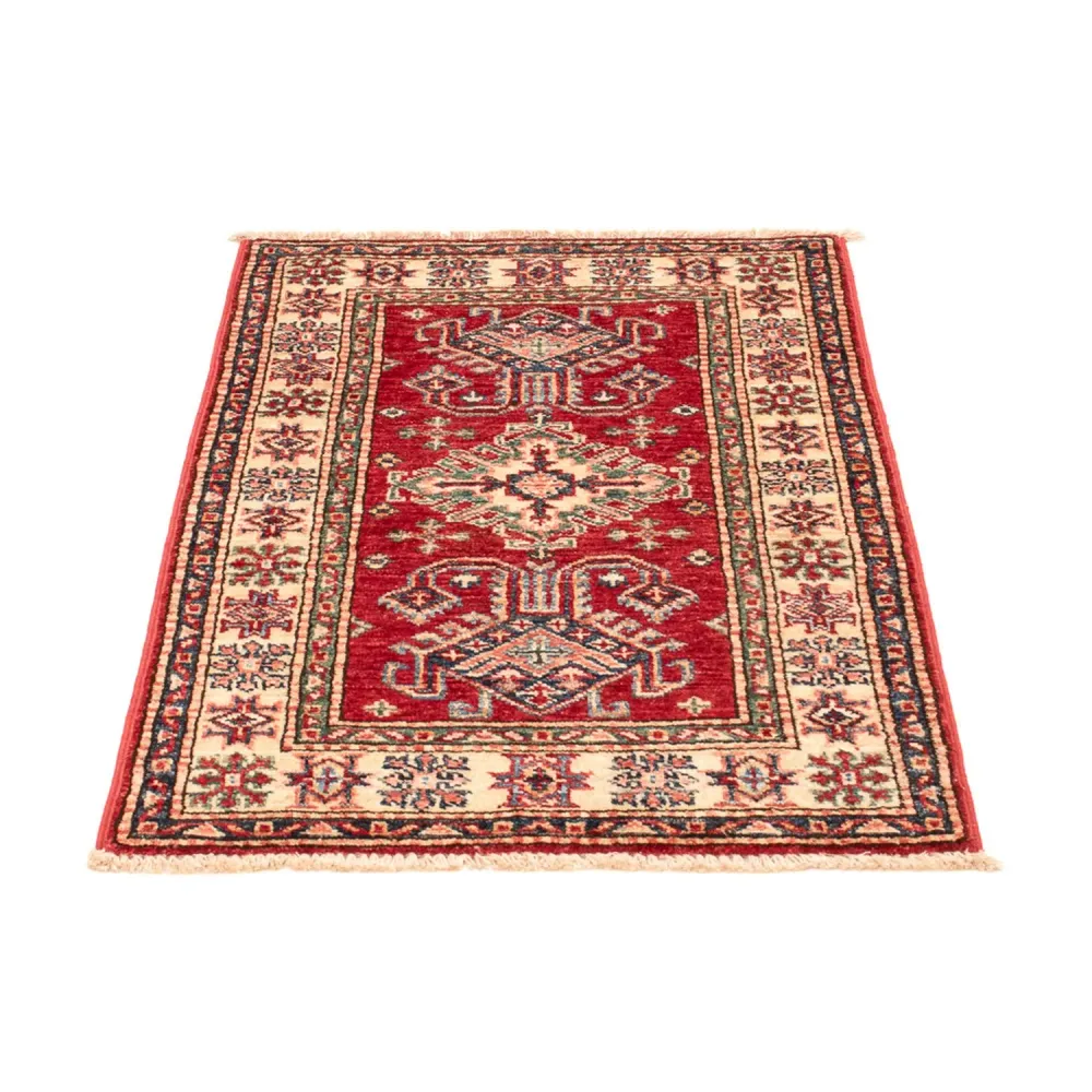 Tapete Ziegler - Kazak - Real - 89 x 59 cm - vermelho