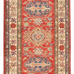 Tapete Ziegler - Kazak - Real - 94 x 60 cm - vermelho