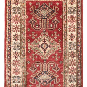 Tapete Ziegler - Kazak - Real - 89 x 59 cm - vermelho