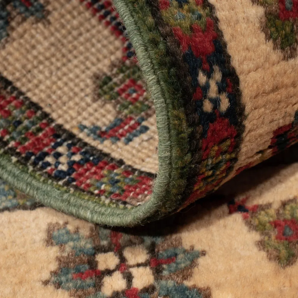 Tapete Ziegler - Kazak - 94 x 60 cm - verde